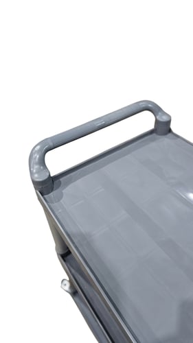 عربة تقديم طعام مزودة بعجلات 90X85X50 سم