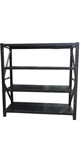 رفوف تخزين مستودعات اسود حمولة 300.كجم