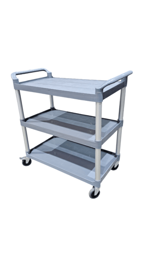 عربة تقديم طعام مزودة بعجلات 90X85X50 سم