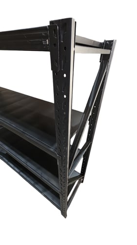 رفوف تخزين مستودعات اسود حمولة 300.كجم