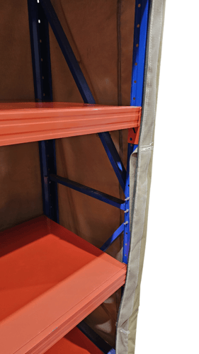 رفوف تخزين مستودعات ابيض - اسود حمولة 300.كجم