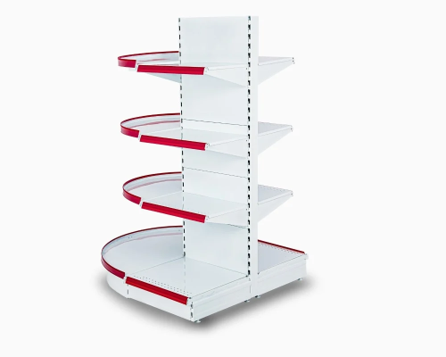 رفوف سوبرماركت نفيسة نهاية مسار ابيض