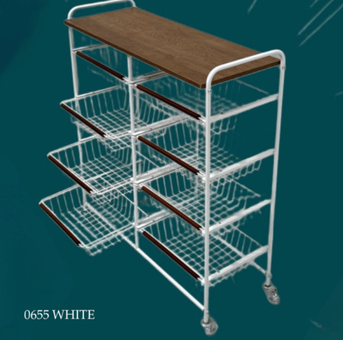 رفوف سطح خشبي عدة الوان