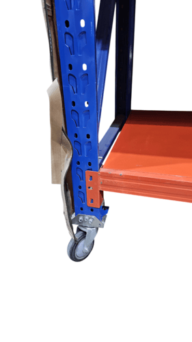 رفوف تخزين مستودعات ابيض - اسود حمولة 300.كجم