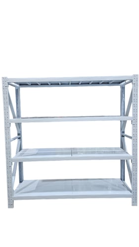 رفوف تخزين مستودعات ابيض حمولة 300.كجم