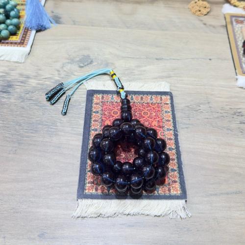 سبحة زعفرانية حرباء ازرق كركوشه