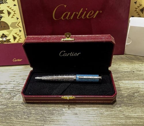 قلم كارتير ازرق دومو D11