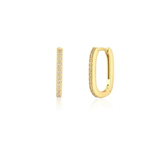 GeoHoops earrings