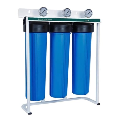 فلتر خزان جامبو ثلاثي مع شمعات