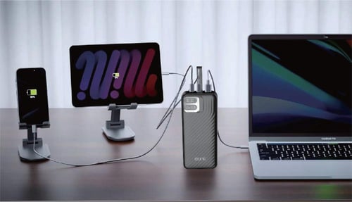 شاحن متنقل اي ون بقوة 30000mAh – شحن سريع + شاشة ر...