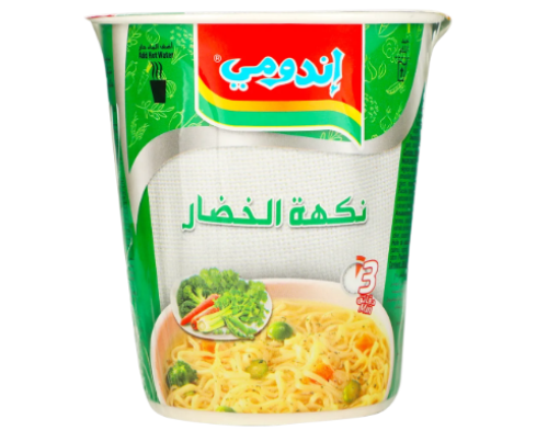 اندومي للنزيل نودلز كاسات بنكهة الخضار - للنزيل