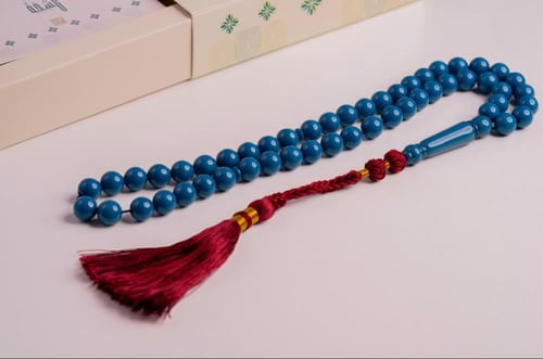 مسباح بكلايت سماوي مع كركوشه