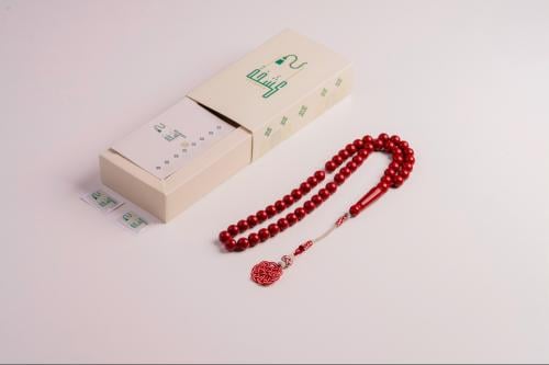 مسباح بكلايت احمر مع طرابزونة