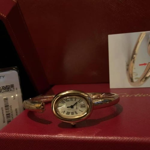 Cartier Baignoire Roman numerals (مقاس المعصم 15-1...