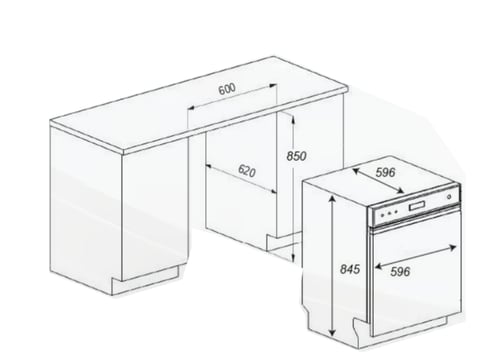 غسالة أطباق فري ستاند هيونداي