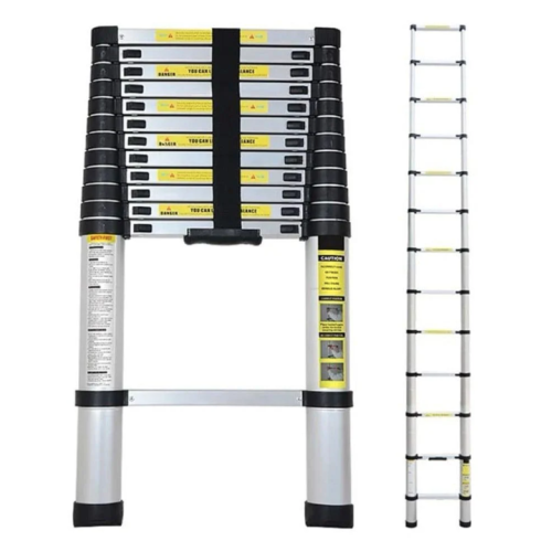 سلم تلسكوب قابل للتمدد من الالمنيوم حمولة 150 كيلو