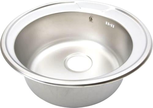 حوض استانلس ستيل فضي ضد الخدش دايري مقاس 49 سندباد