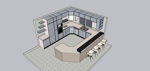 تصميم وتفصيل مطابخ