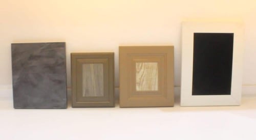 مطبخ المنيوم قطاع خاص مع درف دبل صاج مع سطح رخام ص...