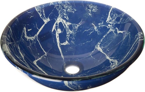 حوض زجاج متعدد الالوان سندباد