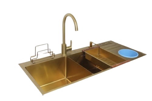 مجلى استانلس ستيل بتقنية النانو 100x45 بسماكة 3 مل...