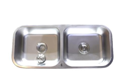 مجلى استانلس ستيل سندباد ضد الخدش مقاس 87x38 مع هر...