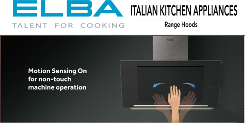 شفاط جداري 90 سم قوة 1100 البا