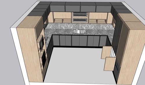 تصميم وتفصيل مطابخ