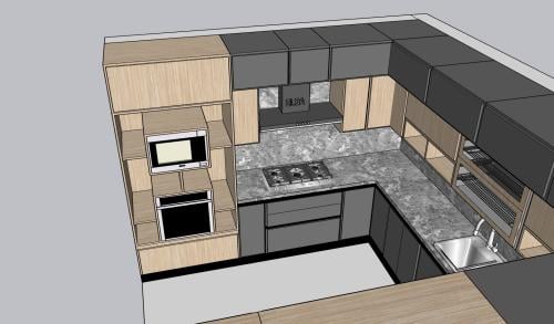 تصميم وتفصيل مطابخ