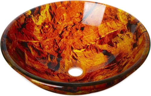 حوض زجاج متعدد الالوان سندباد