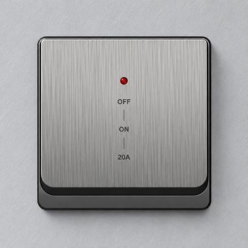 مفتاح سخان رمادي ديكور ZM