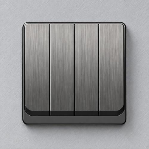 مفتاح رباعي رمادي ديكور ZM