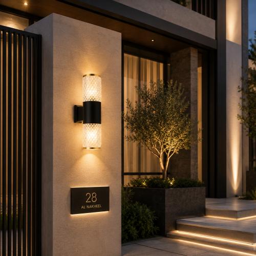 كشاف بوابة مجوز انارة خارجية E27 9558/2BK/E27