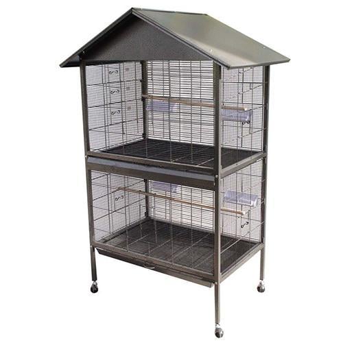 قفص انتاج جماعي شكل كوخ دورين بالون الاسود/ ابيض /...