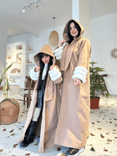 طقم فرو الام والطفله