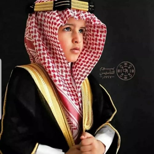 بشت وعقال للاطفال بالأسم