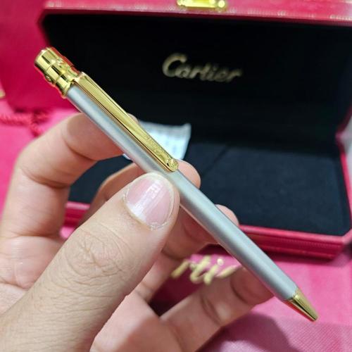 قلم رجالي ذهبي فضي