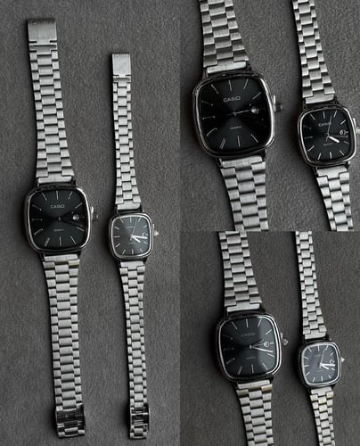 بكج ساعات كاسيو كبلز فضي - ازرق