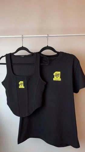 تيشيرت وتوب بشعار نادي الاتحاد