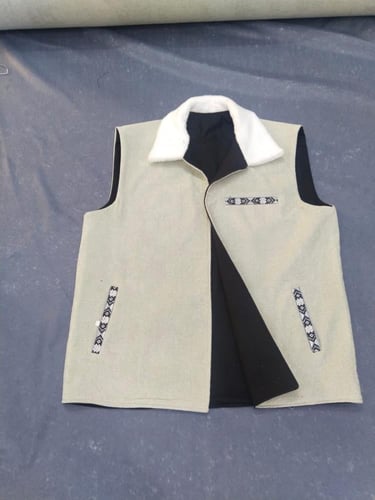 سديرية بشت جوخ اقمشة تراث ازياء رجالي