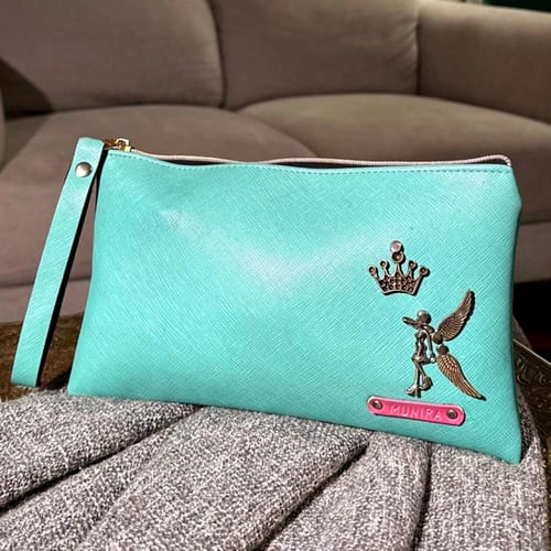 محفظة XL (أخضر - بيج - أسود)