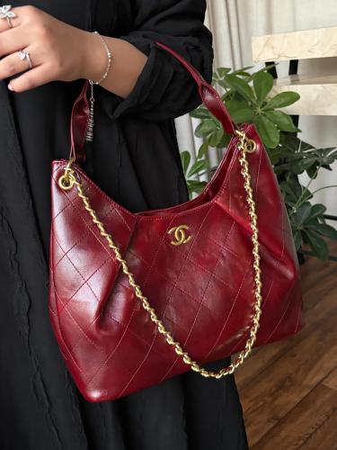 شنطة توت باق شانيل - عنابي