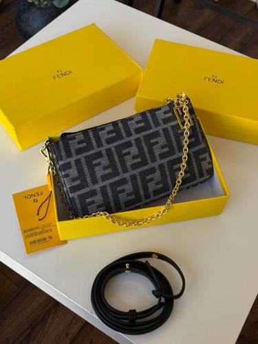 شنطة فندي - رمادي