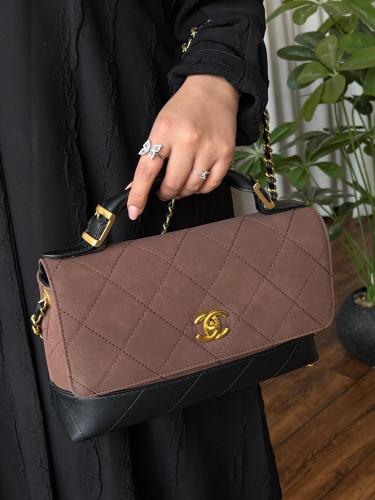 شنطة شانيل M - بني غامق