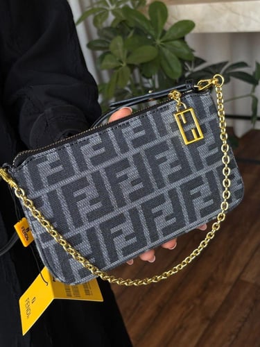 شنطة فندي - رمادي