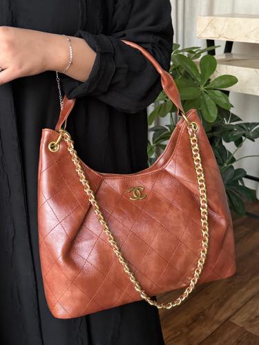 شنطة توت باق شانيل - بني