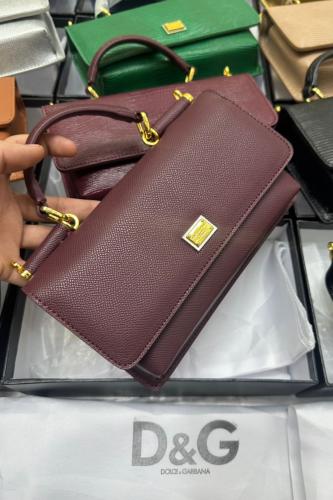 شنطة دولتشي& قابانا - برغندي
