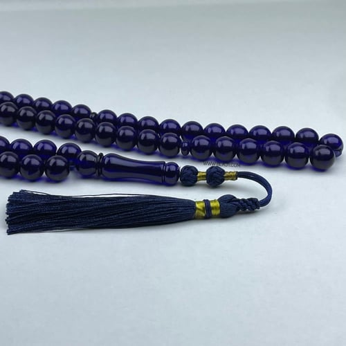 سبحة زعفران - كحلي حرباء