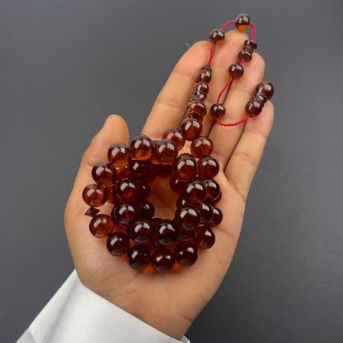 سبحة فاتوران - بني شفاف