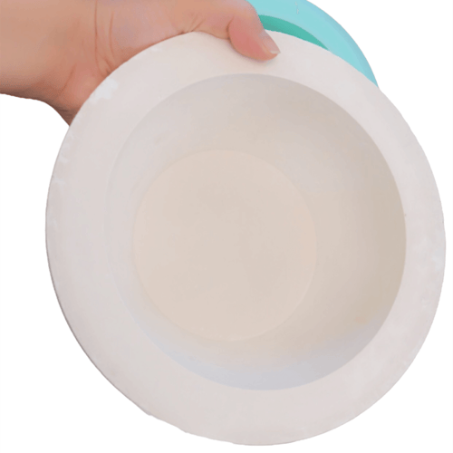 قالب سيليكون سخان او حوض زراعة بشكل نصف دائرة